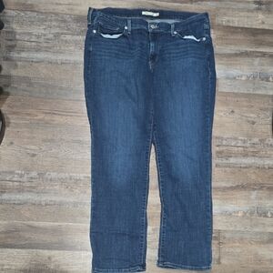Levi's Dark Blue Straight Leg Jeans
